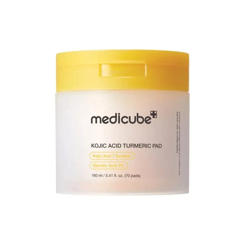 Medicube Kojic Acid Turmeric Pad Brightening Toner Pads 70 Count