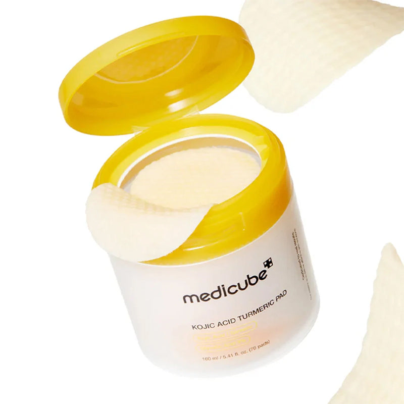 Medicube Kojic Acid Turmeric Pad Brightening Toner Pads 70 Count