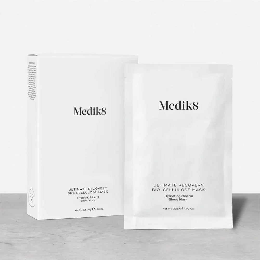 Medik8 Ultimate Recovery Bio-Cellulose Mask Soothing Hydration 6 x 30g