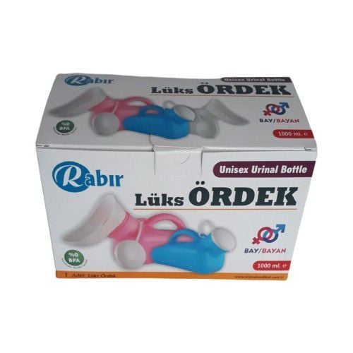 Rabir Lux Unisex Urinal Bottle with Ergonomic Handle 1000 ml