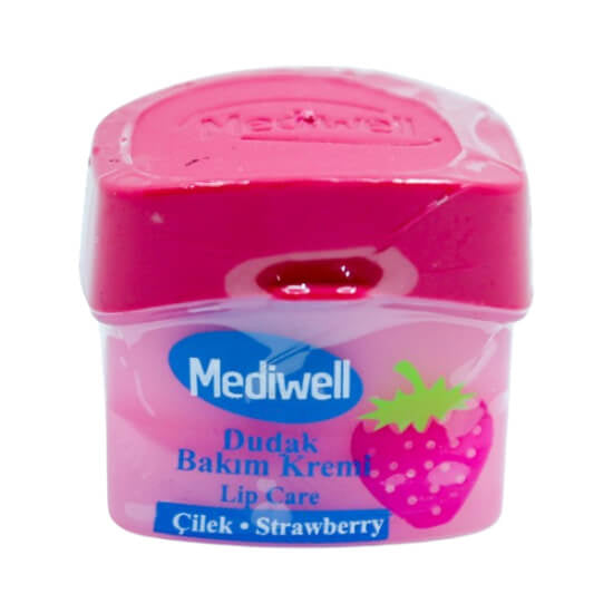 Mediwell Strawberry Lip Care Balm for Soft Lips 5 ml