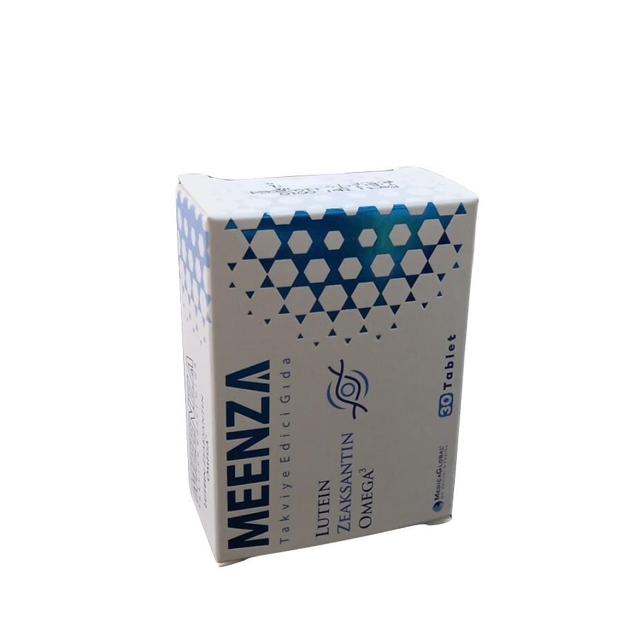 Meenza Complex Lutein & Omega 3 Eye Support Supplement 30 Capsules