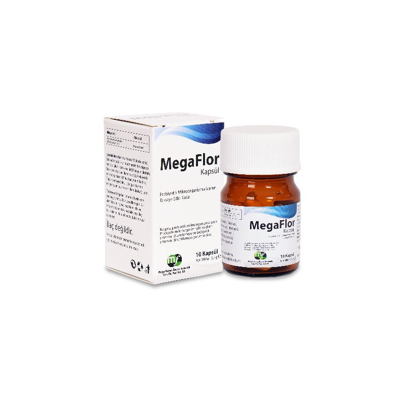 Mega Farma Megaflor Probiotic Microorganism Supplement 10 Capsules