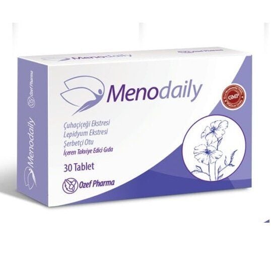 Ozef Pharma Menodaily Herbal Support Supplement 30 Tablets