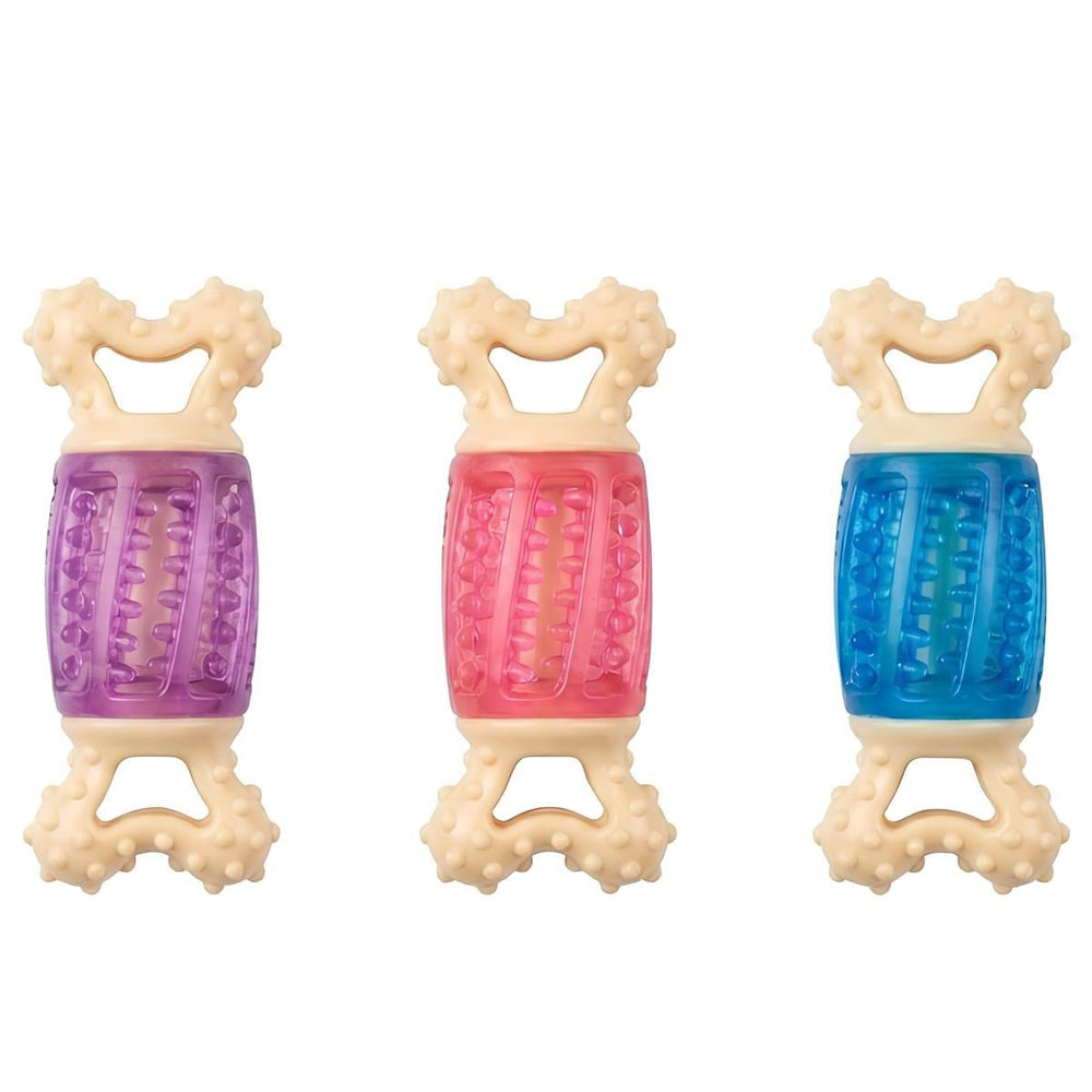 Merkopets Thermoplastic Squeaky Bone Dog Toy for Chewing 15cm
