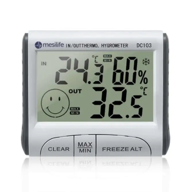 Mesilife DC103 Digital Indoor & Outdoor Thermometer Hygrometer