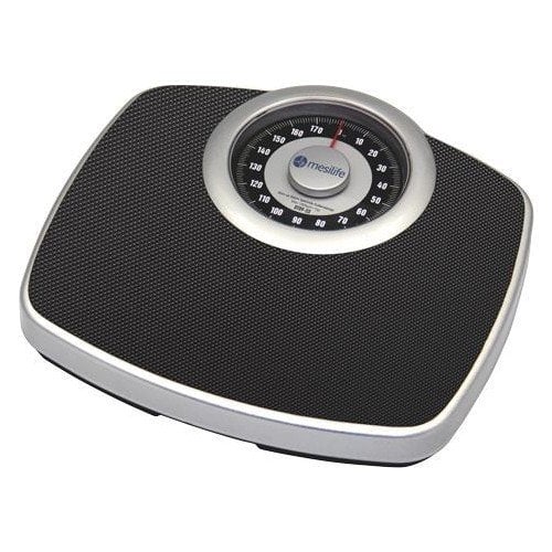 Mesilife DT09SS Mechanical Bathroom Scale for Daily Weight Tracking
