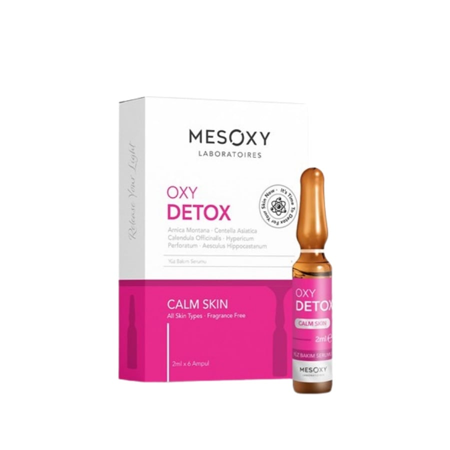 Mesoxy Oxy Detox Calm Skin Eye Ampoule with Centella Asiatica, 2 ml x 6