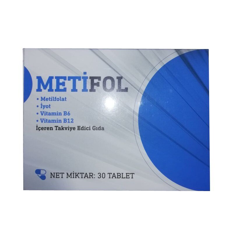 Hees Pharma MetiFol B-Complex and Iodine Supplement 30 Tablets