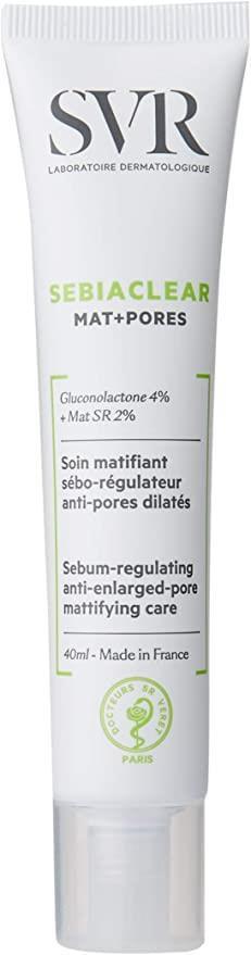 SVR Sebiaclear Mat Pores: Oil Control Matte Moisturizing Cream | Pore Minimizing, Anti-Shine Salicylic Acid & Niacinamide Cream for Oily Skin SVR Sebiaclear Matte Cream: Oil Control & Pore Minimizing SVR Sebiaclear Mat Pores, Matte Moisturizing Cream, Oily Skin Cream, Pore Minimizing Cream, Anti-Shine Cream, Salicylic Acid Cream, Niacinamide Moisturizer, Sebum Control Cream, Mattifying Skincare, Face Moisturizer for Oily Skin, oily skin, matte finish, pore minimizer, salicylic acid, niacinamide, hydration, 