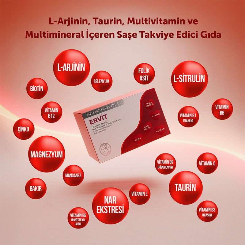 Mfm Ervit Multivitamin and Mineral Supplement 30 Sachets