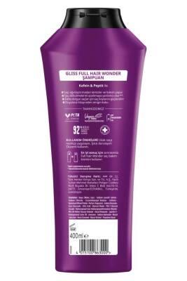 Gliss Full Hair Wonder Anti-Hair Loss Shampoo: Strengthens, Volumizes Thin Hair with Biotin &amp; Collagen - 400ml Gliss Anti-Hair Loss Shampoo: Thicker, Fuller Hair with Biotin hair loss shampoo, anti-hair loss shampoo, shampoo for thinning hair, biotin shampoo, collagen shampoo, hair strengthening shampoo, shampoo for weak hair, hair volume shampoo, shampoo with biotin collagen, hair loss prevention shampoo, hair loss, thinning hair, weak hair, fine hair, biotin, collagen, herbal proteins, vitamin complex, ha