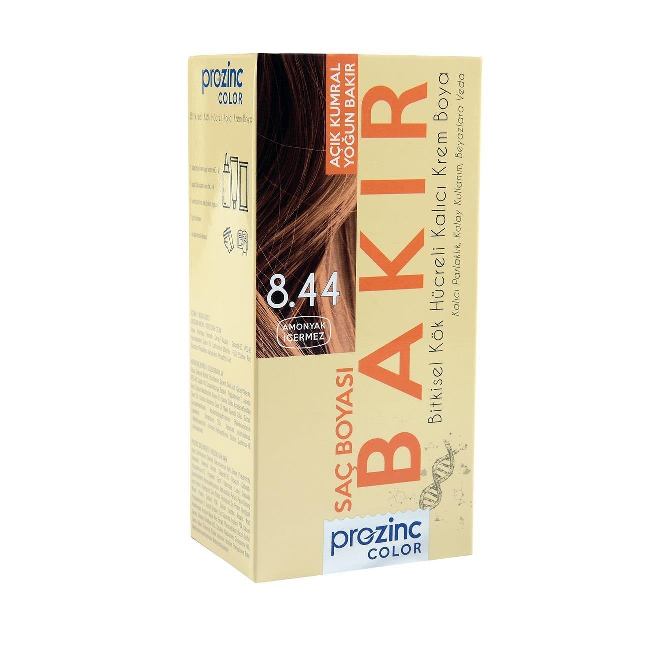 Prozinc Color Hair Dye Light Copper Blonde 8.44