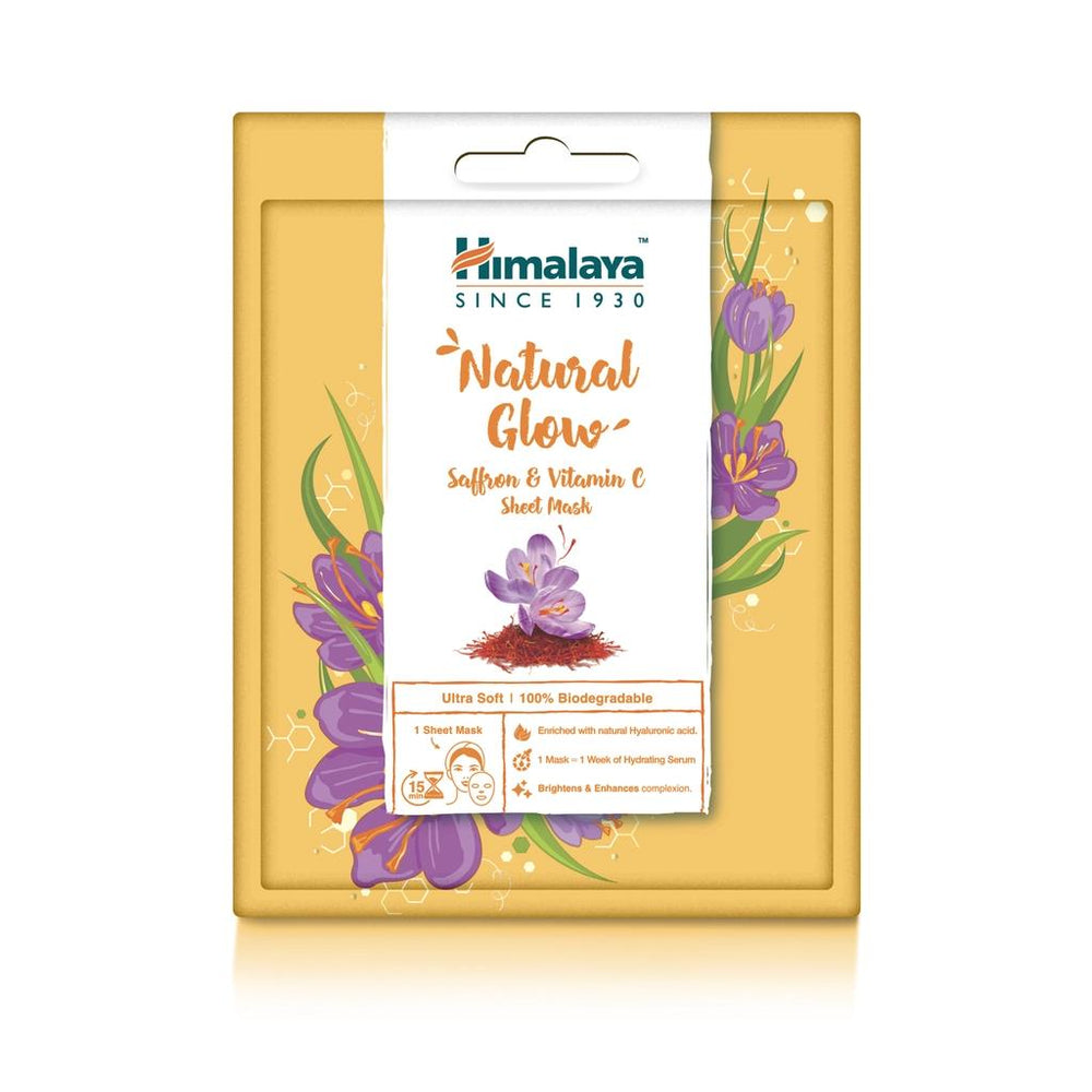 Himalaya Brightening Sheet Mask for Radiant Skin 30ml