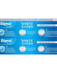 Signal White System Toothpaste for Strong Enamel 75 ml x 2