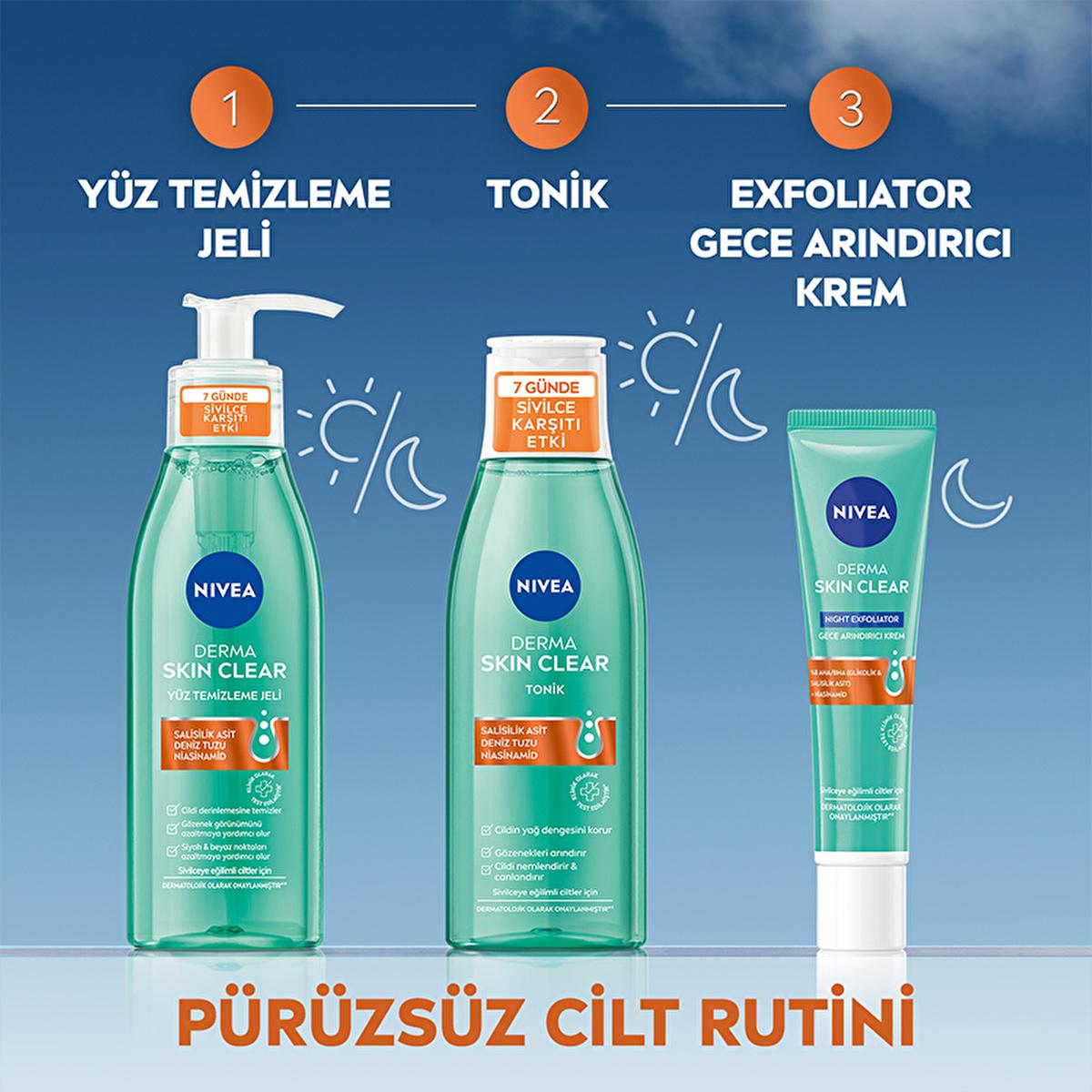 Nivea Derma Skin Clear Anti-Acne Facial Toner - Salicylic Acid (BHA) & Niacinamide - Pore Cleansing, Oil Control, and Skin Revitalizing Toner for Acne-Prone & Oily Skin Nivea Anti-Acne Toner: Clear Skin with Salicylic Acid & Niacinamide anti-acne toner, salicylic acid toner, toner for acne-prone skin, niacinamide toner, pore minimizing toner, oil control toner, derma skin clear toner, BHA toner, facial toner for oily skin, acne treatment, oily skin care, skincare, facial cleanser, pore cleansing, blackhead 