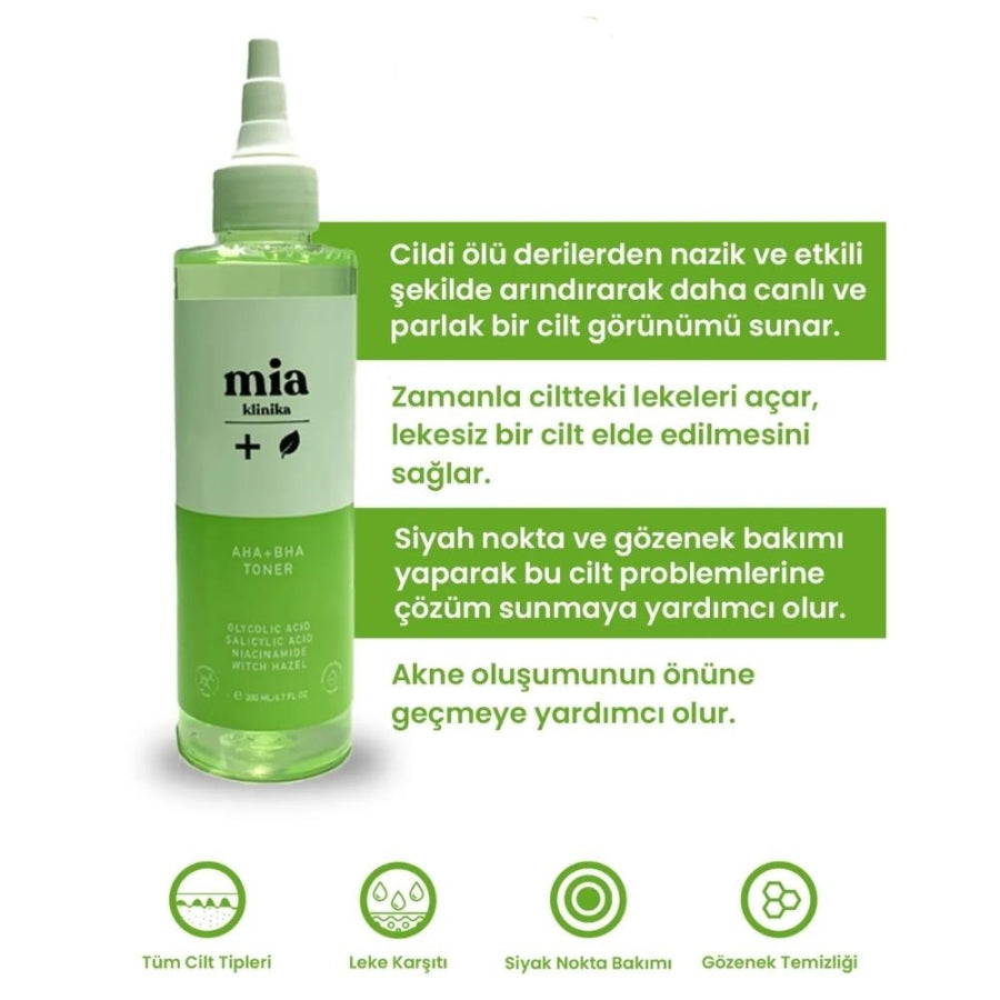 Mia Klinika Pore Tightening & Facial Cleansing Toner 200ml