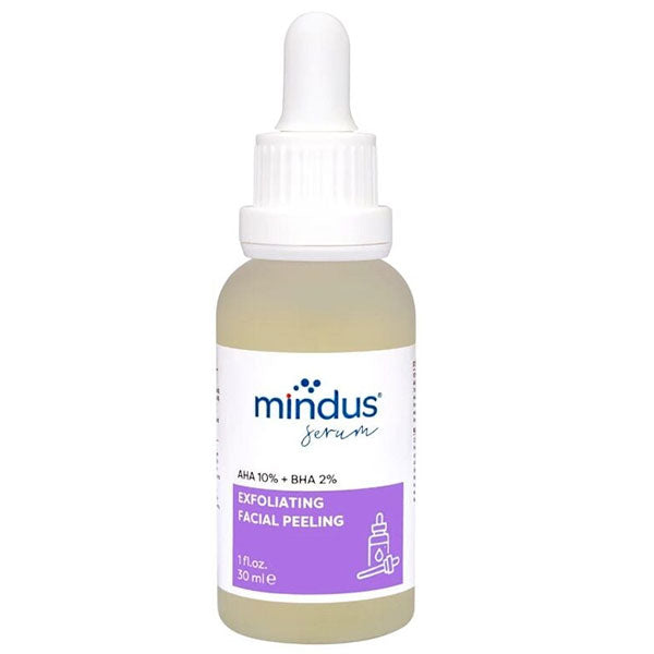 Mindus Exfoliating Facial Peeling Serum with AHA &amp; BHA 30 ml