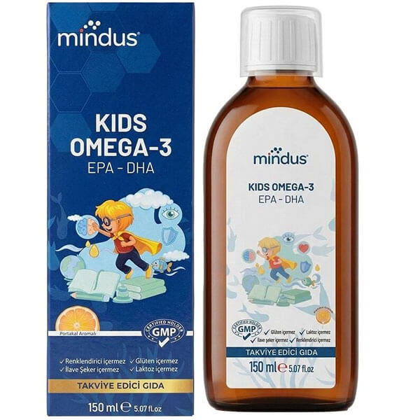 Mindus Kids Omega-3 Fish Oil Syrup for Children 150 ml