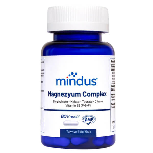 Mindus Magnesium Complex Daily Supplement 60 Capsules