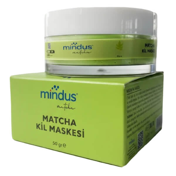 Mindus Matcha Clay Mask for Deep Cleansing 50g