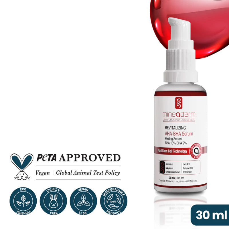 Mineaderm AHA-BHA Serum for Smoother Skin Texture 30 ml