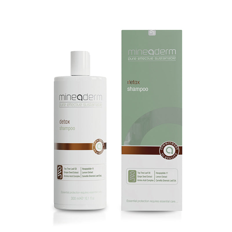 Mineaderm Detox Shampoo Purifying Hair Cleanser 300 ml