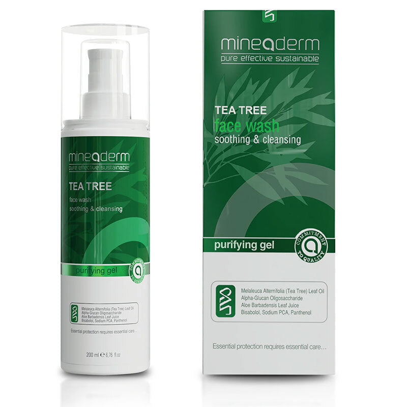 Mineaderm Tea Tree Face Wash Purifying Cleanser 200 ml