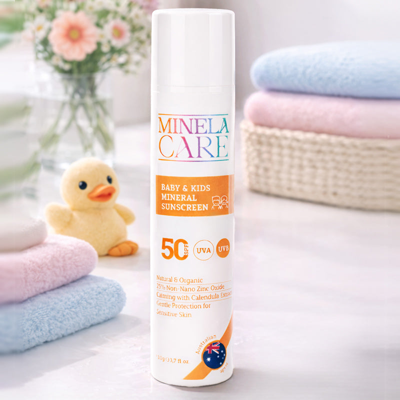 Minela Care SPF 50 Baby & Kids Mineral Sunscreen 110g
