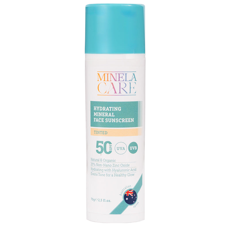 Minela Care SPF 50 Tinted Mineral Face Sunscreen 70g
