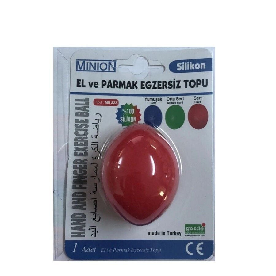 Minion Hand and Finger Exercise Ball Firm Red 1 Count