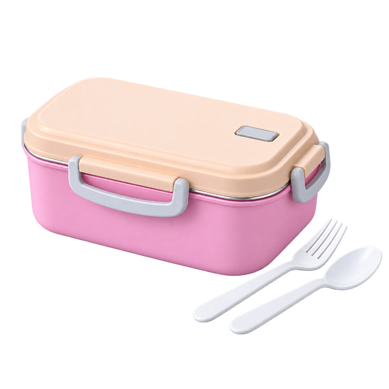 Mirabalance 2-Compartment Stainless Steel Lunch Box 1 pc