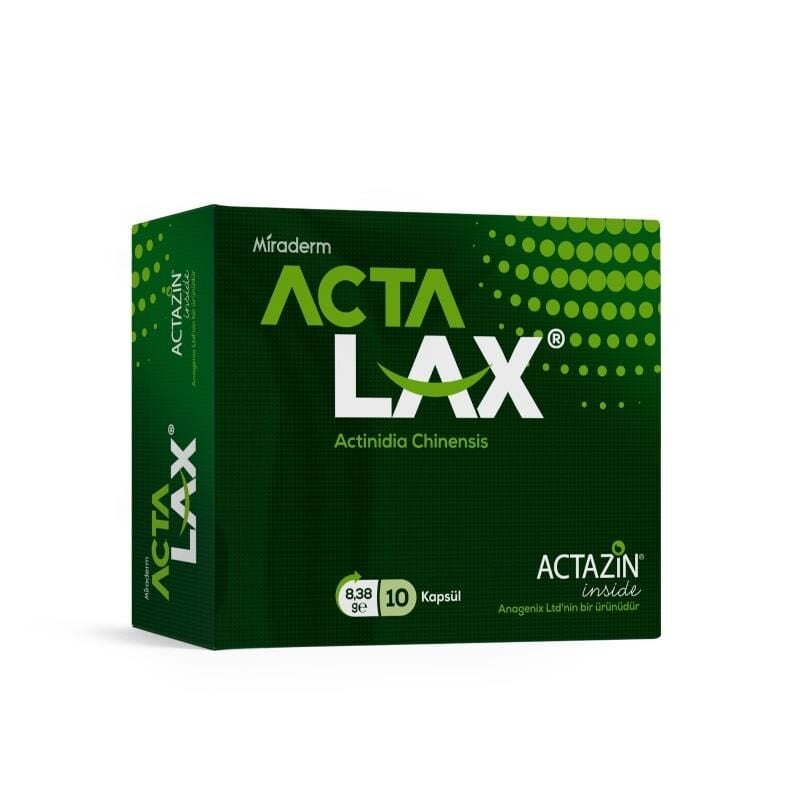 Miraderm Actalax Herbal Support with Siberian Kiwi 10 Capsules