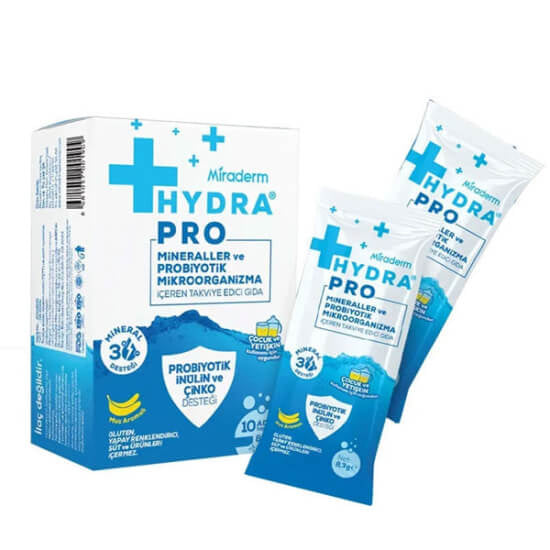 Miraderm Hydra Pro Mineral &amp; Probiotic Supplement 10 Sachets