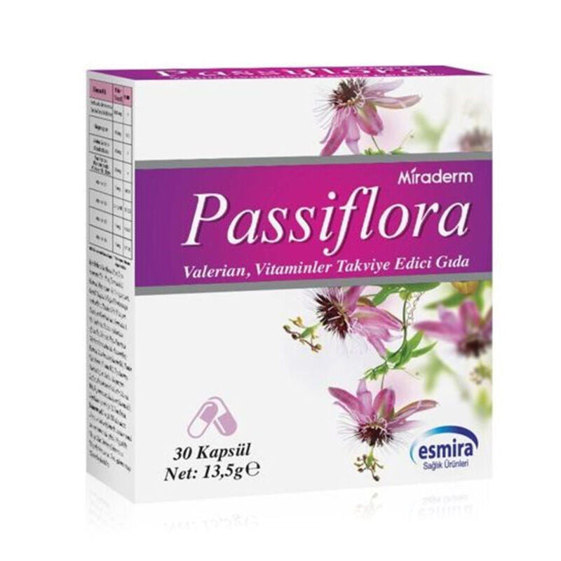 Miraderm Passiflora with B-Vitamins 30 Capsules