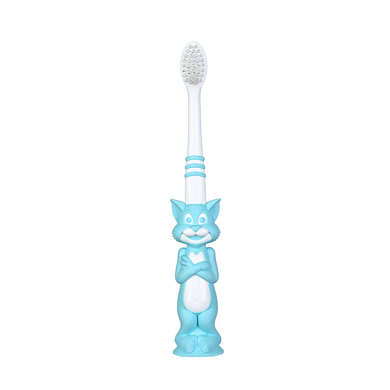 Mis Ip Kids Cat Toothbrush Soft Bristles for Children