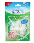 Mis Ip Dental Floss Picks with Toothpick 32 Count