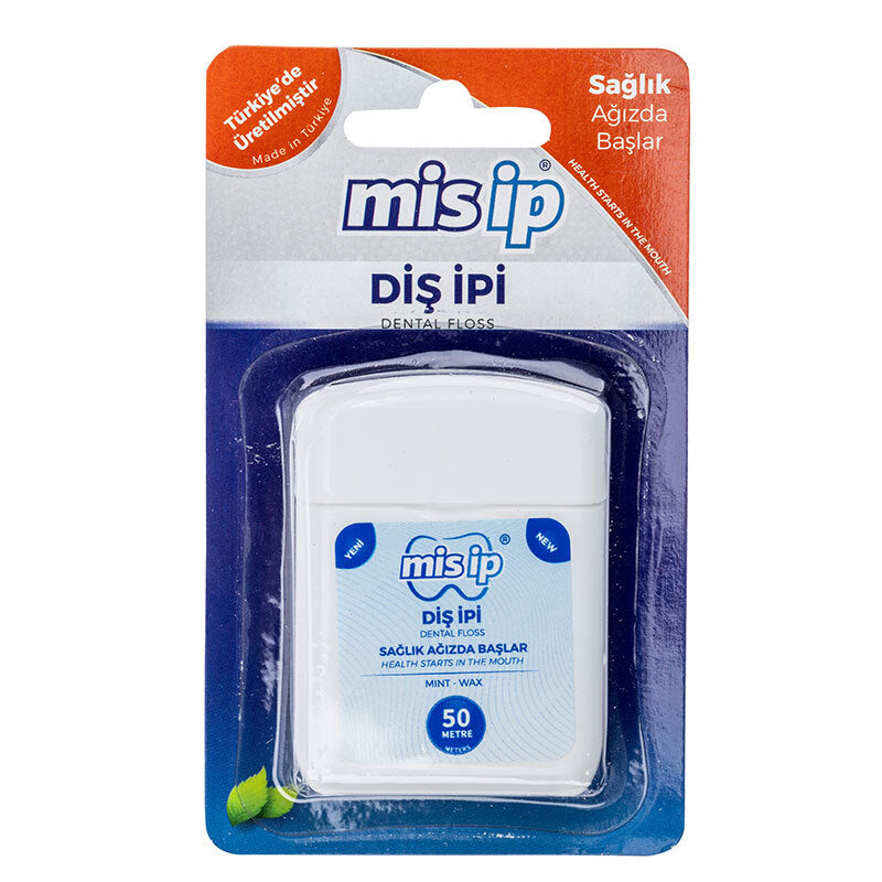 Mis Ip Professional Mint Dental Floss for Deep Cleaning 50m
