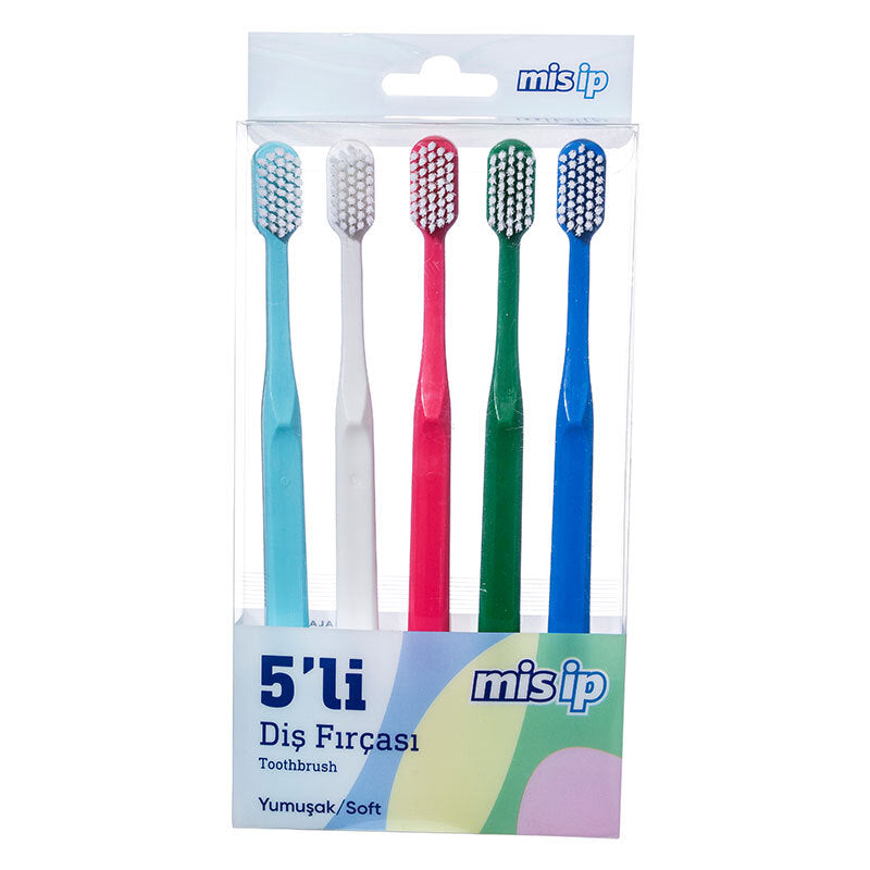Mis Ipi Extra Soft Toothbrush Family Pack for Sensitive Gums