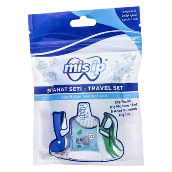 Misip Travel Oral Care Set with Toothbrush & Toothpaste 15 ml