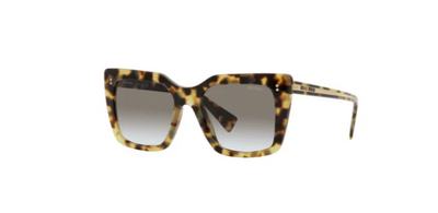 Miu Miu 02W 7S0-0A7 Leopard Print Square Sunglasses 53mm