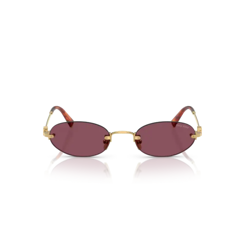 Miu Miu 0MU A54S Gold Frame Designer Women Sunglasses 51mm