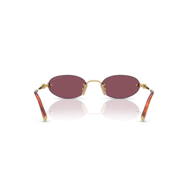 Miu Miu 0MU A54S Gold Frame Designer Women Sunglasses 51mm