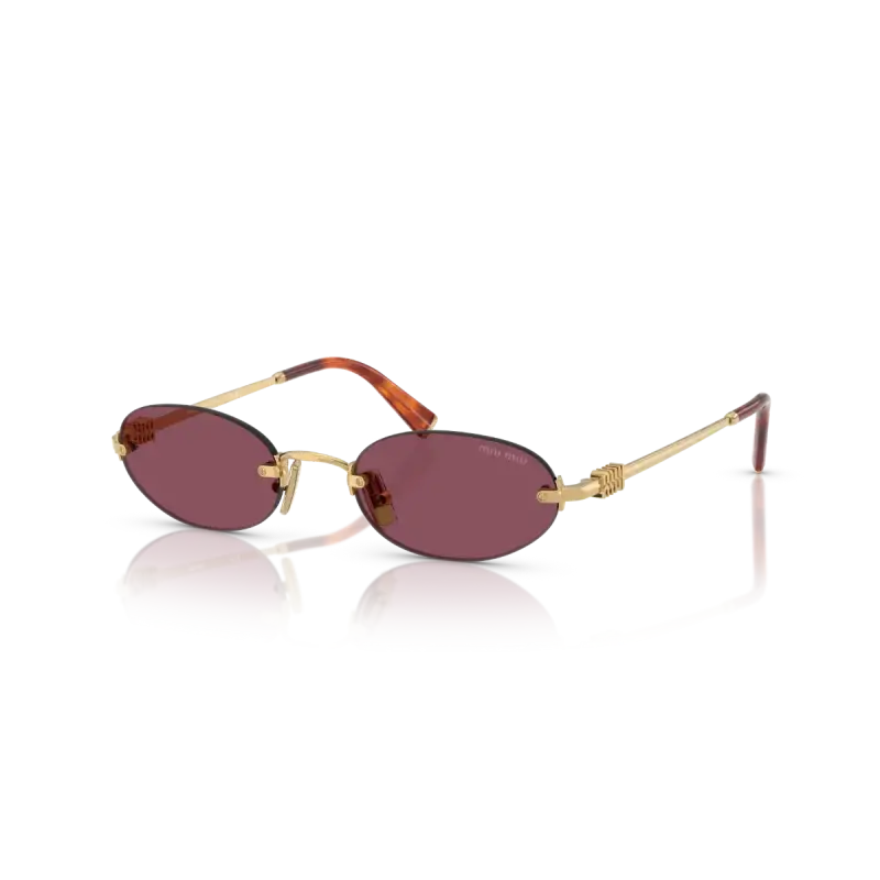 Miu Miu 0MU A54S Gold Frame Designer Women Sunglasses 51mm