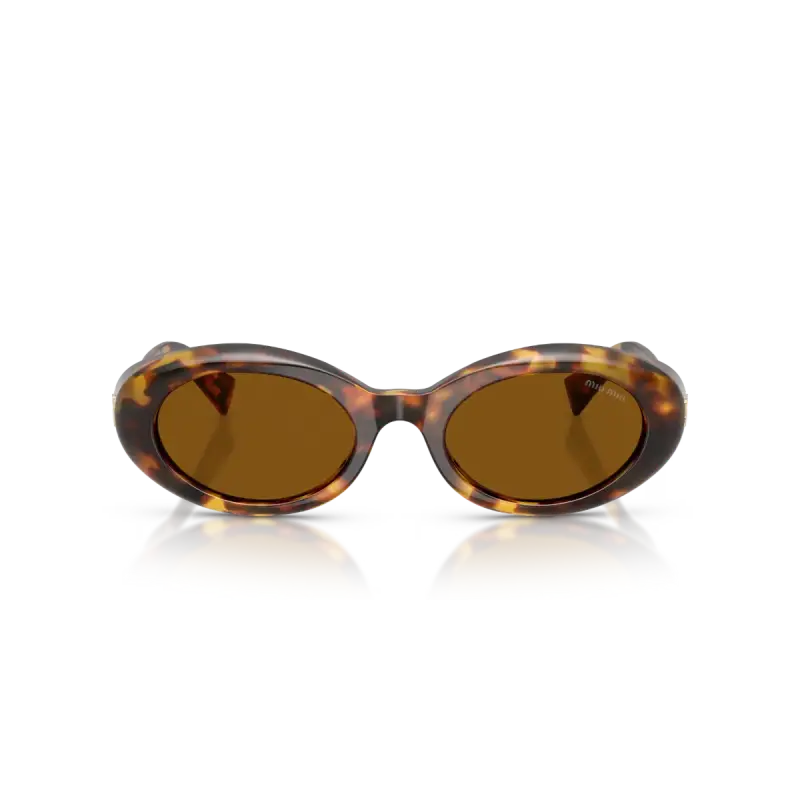 Miu Miu 0MU B09S Havana Brown Women Sunglasses 52mm