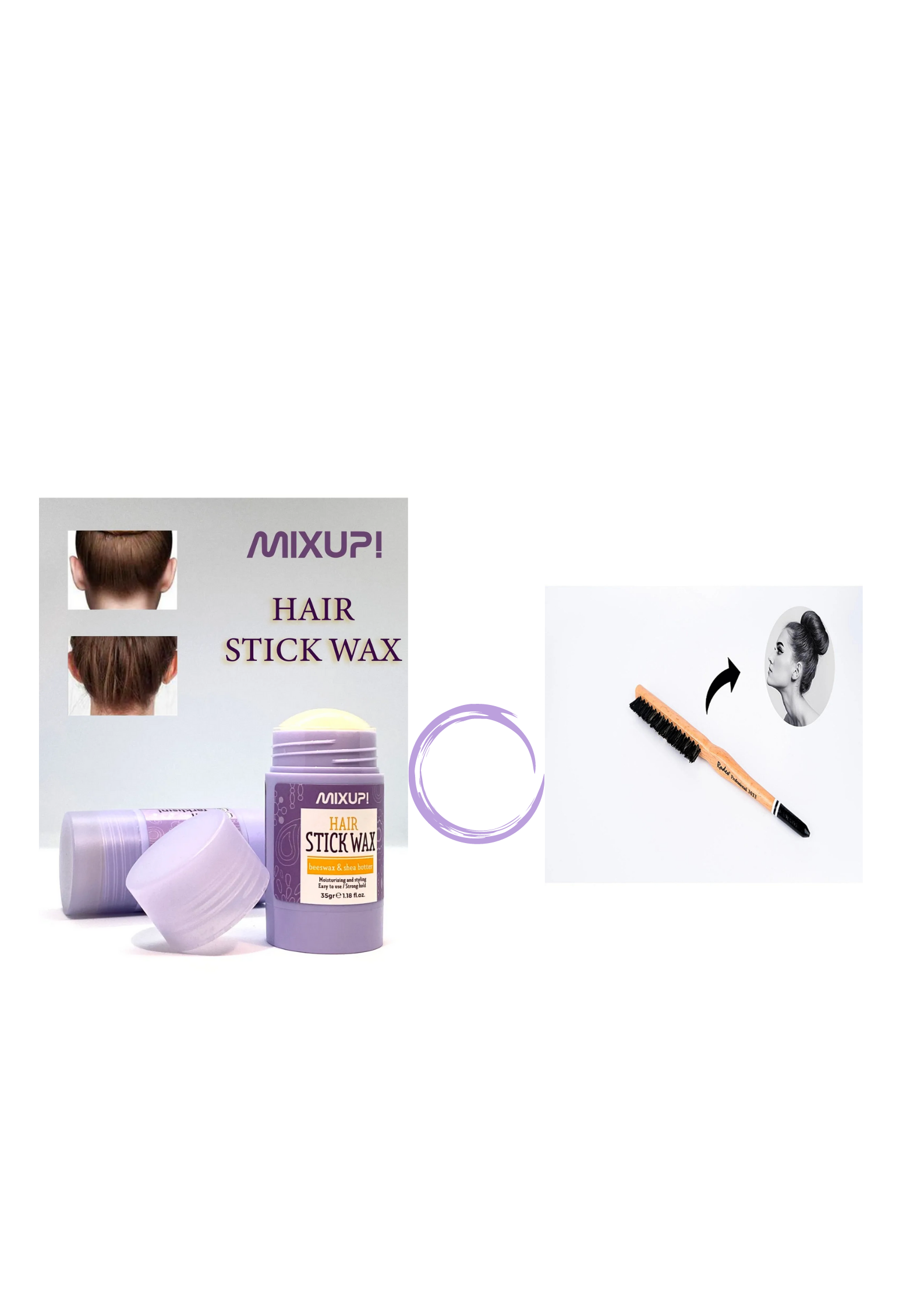 Mixup Stick Wax + RODEO Hair Brush
