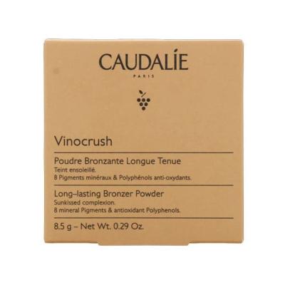 caudalie vinocrush bronzer powder front view, caudalie vinocrush bronzer powder texture, caudalie vinocrush bronzer powder application Caudalie Vinocrush Bronzer Powder - Natural Glow | 0.35 oz Caudalie Vinocrush Bronzer Powder - Natural Glow caudalie, vinocrush, bronzers, makeup, natural-beauty, skincare, bronzer-powder, glow, ai-generated, beauty