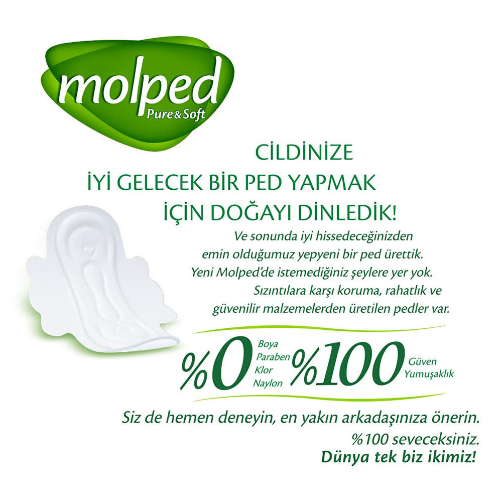 Molped Pure & Soft: Organic Cotton Feminine Hygiene Pads for Sensitive Skin - Hypoallergenic, Dye-Free, and Vegan Menstrual Pads Molped Organic Cotton Pads: Hypoallergenic & Natural organic cotton pads, hypoallergenic pads, feminine hygiene pads, natural menstrual pads, sensitive skin pads, vegan pads, dye free pads, paraben free pads, chlorine free pads, soft menstrual pads, menstrual pads, organic pads, natural pads, sensitive skin, hypoallergenic, vegan, dye free, paraben free, chlorine free, soft pads, 