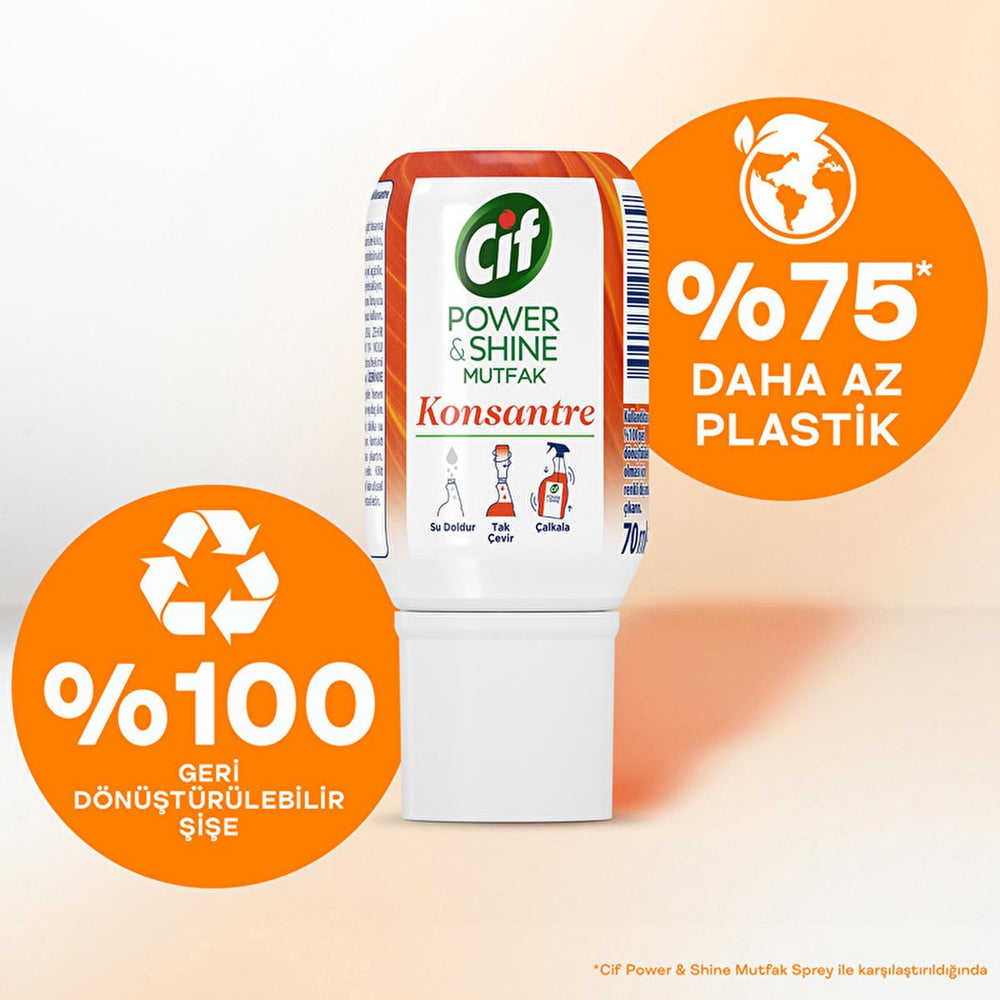 Cif Cif Power & Shine Concentrate - Refillable Kitchen Cleaning Solution with Cleanboost Technology - view 5