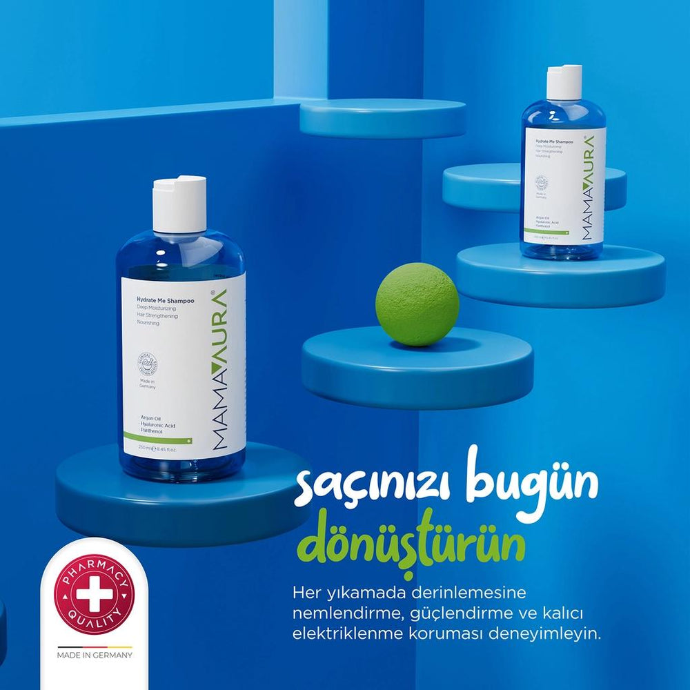 Mamaaura Hydrate Me Moisturizing Shampoo for Dry Hair 250 ml
